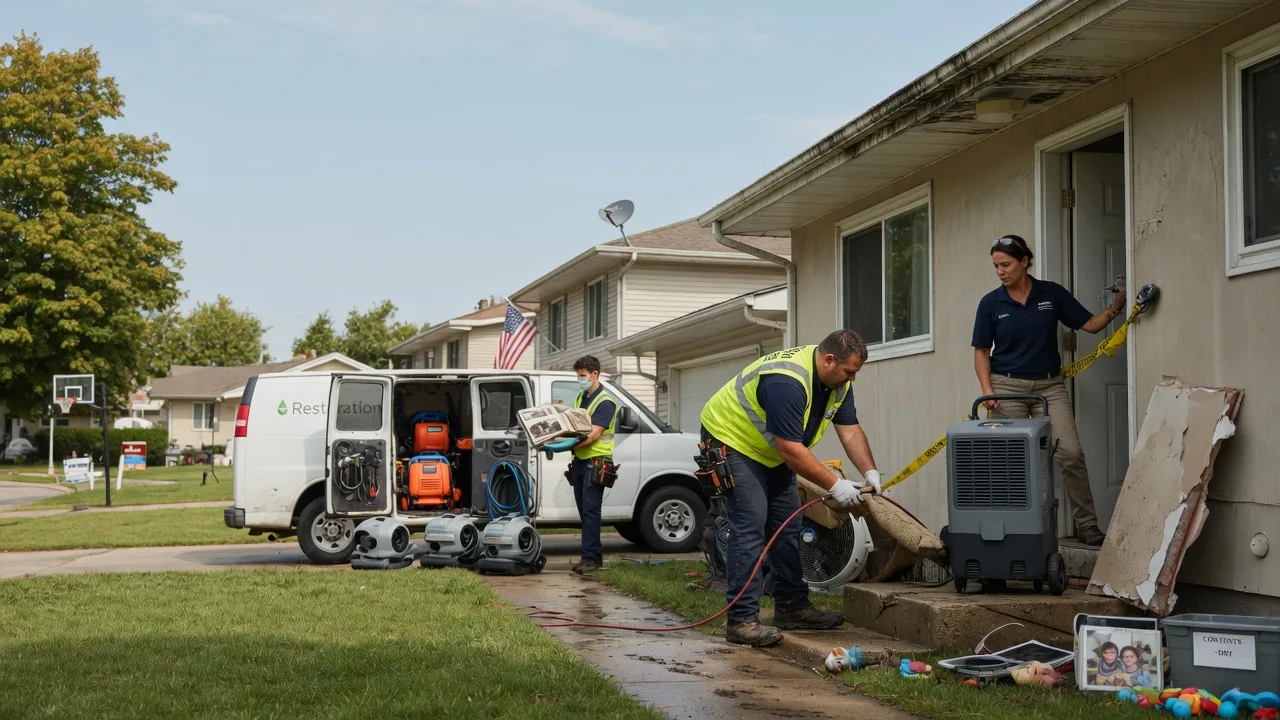 Water Damage Restoration in Edinburgh, IN near me